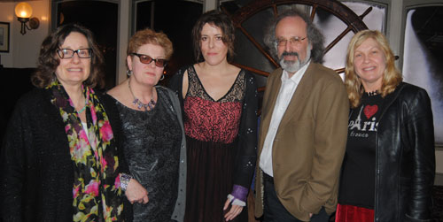 AIZEN Organizing Committee. From left: Carolyn Snipes-Hoyt, Anna Gural-Migdal, Justine Huet, Robert Singer, and Juliana Starr