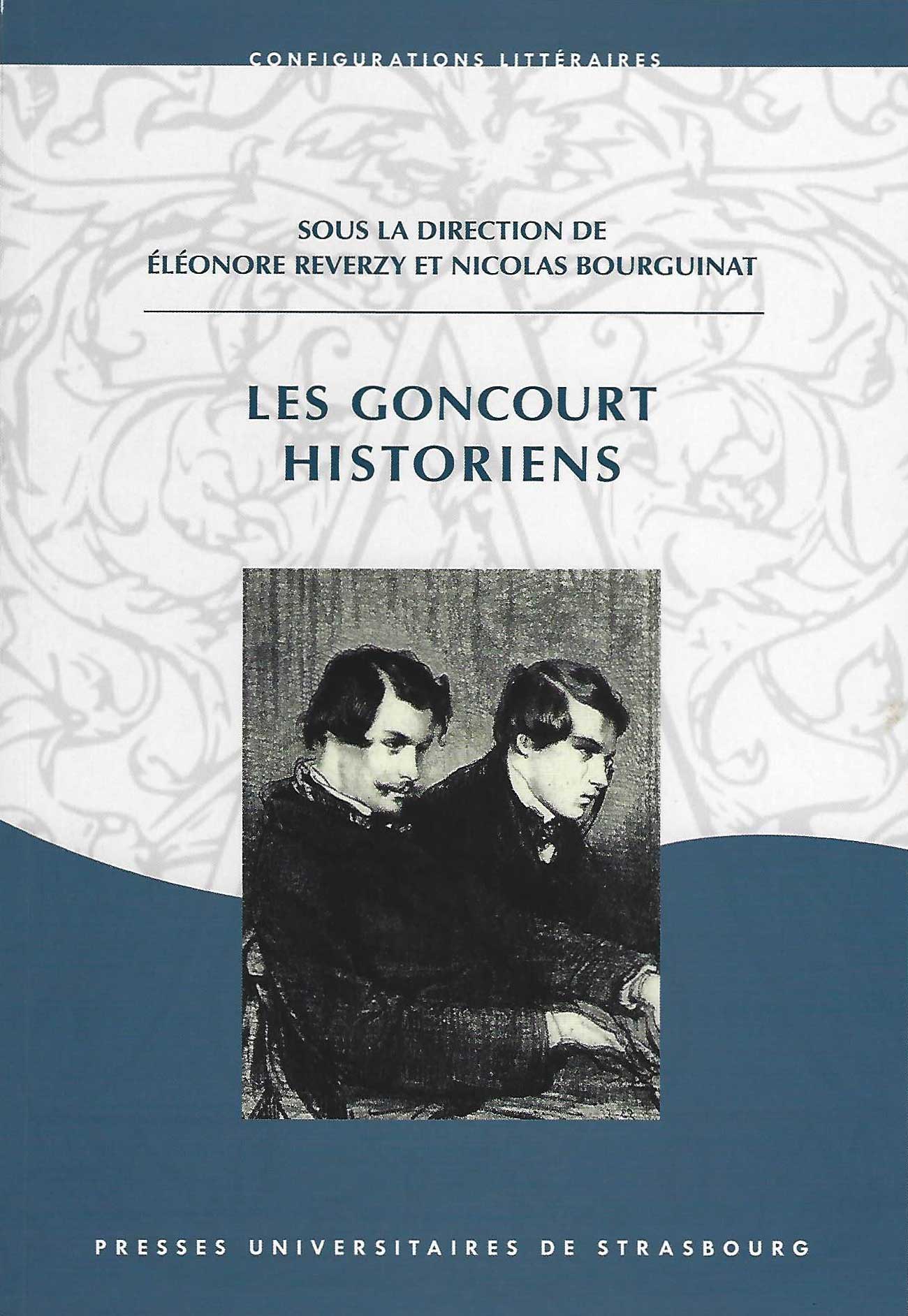 Cover of Les Goncourt historiens