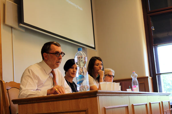 From left: Pierre Glaudes, Anita Staroń, Céline Grenaud-Tostain and Anna Gural-Migdal