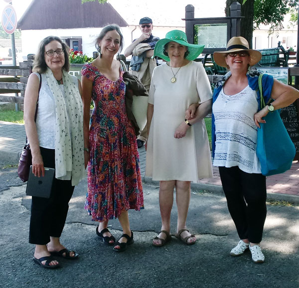 From left: Carolyn Snipes-Hoyt, Marie-Sophie Armstrong, Brigitte Émile-Zola and Anna Gural-Migdal