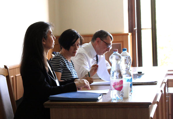 From left: Maria Sayegh, Anita Staroń and Pierre Glaudes
