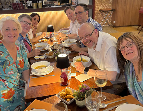 Clockwise from left: Natasha Wiseman, Lisa Algazi Marcus, Isabelle Schaffner, Jean-Sébatien Macke, Michael Rosenfeld, Jeremy Worth, Chantal Morel