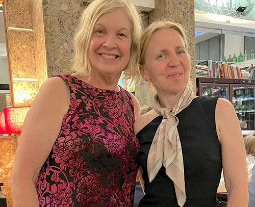 From left: Juliana Starr and Célia Vieira, organizers-in-chief of the conference