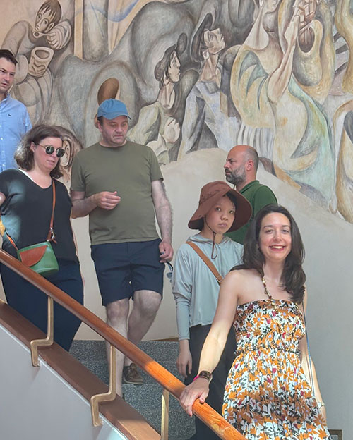 AIZEN group touring the Batalha Centro de Cinema