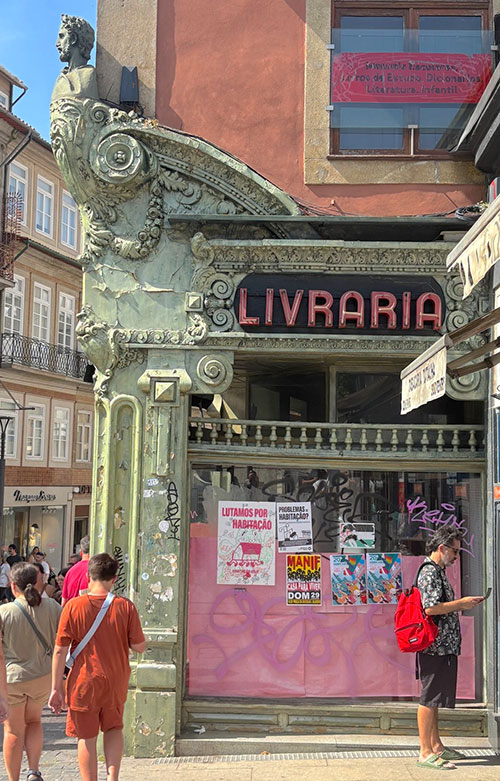 Art nouveau bookstore
