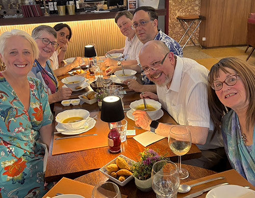 Clockwise from left: Natasha Wiseman, Lisa Algazi Marcus, Isabelle Schaffner, Jean-Sébatien Macke, Michael Rosenfeld, Jeremy Worth, Chantal Morel