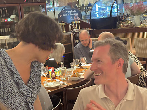 From left: Aurélie Barjonet and Timo Kehren