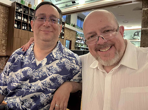 From left: Michael Rosenfeld and Jeremy Worth