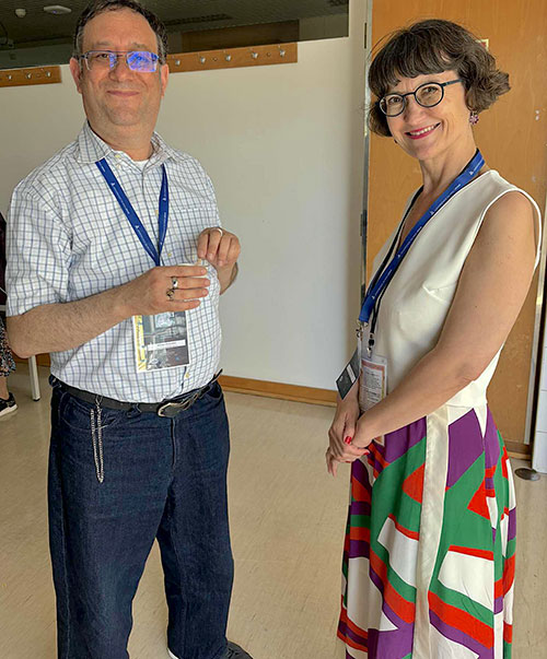 From left: Michael Rosenfeld and Aurélie Barjonet