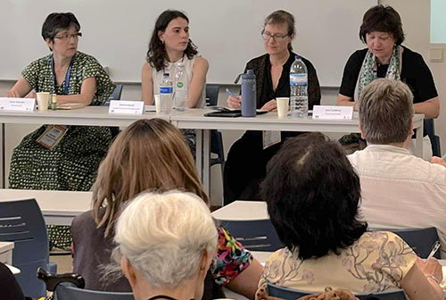From left: Kyoko Watanabe, Gabriela Kasprzyk, Elizabeth Emery, Jana Truhlářová