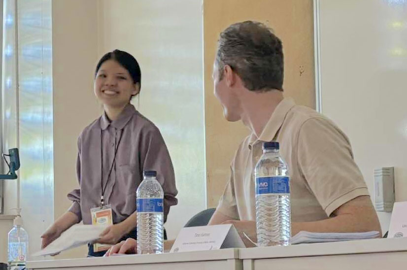 From left: Wenxin Qi and Timo Kehren  