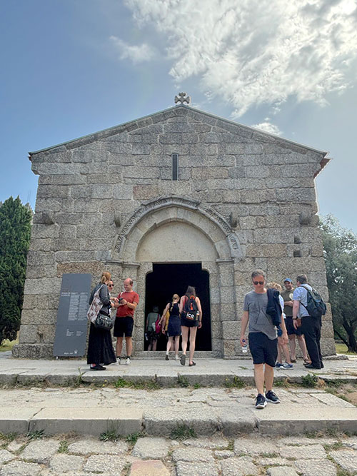 AIZEN group visit chapel at Guimarães