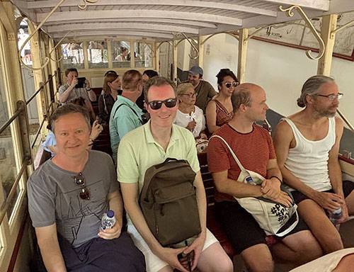 From left: Pedro Paulo Catharina, Timo Kehren, Clément Dessy and partner