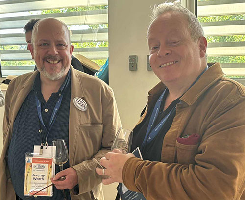 From left: Jeremy Worth and Dan Rebellato