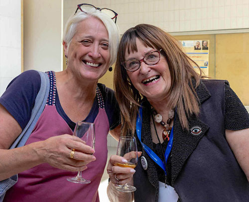 From left: Natasha Wiseman and Chantal Morel