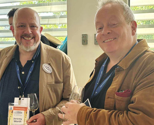 From left: Jeremy Worth and Dan Rebellato