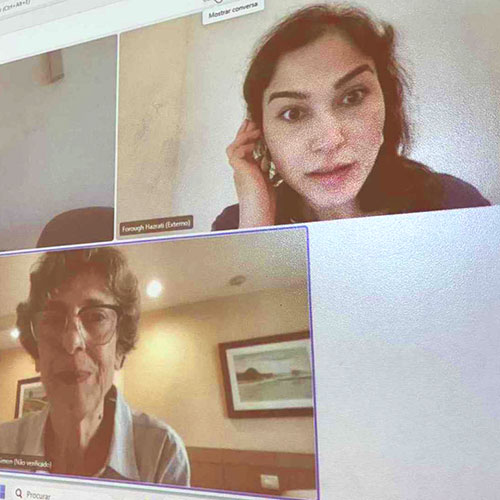 From left: Marie-Christine Pais Simon and Forough Hazrati