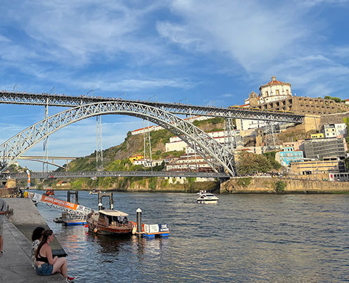 Dom Luis 1 Bridge over the Douro river