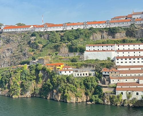 Aerial view of the Douro river