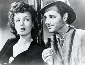 Ann Savage and Tom Neal in Detour