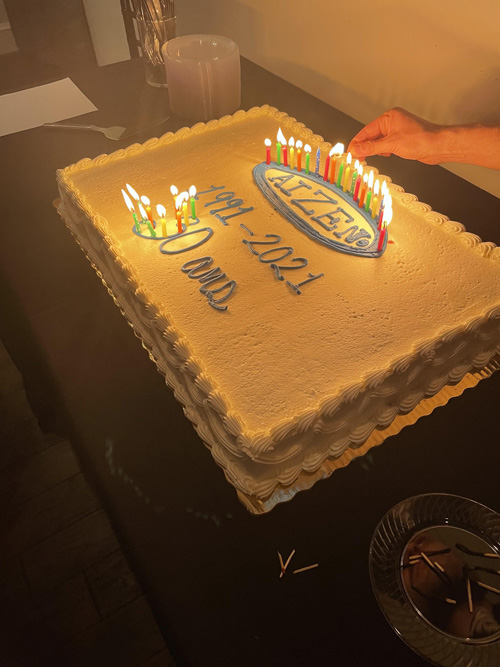 AIZEN 30th Anniversary cake